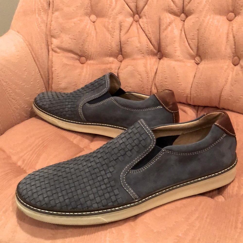 BRAND NEW Johnston & Murphy McGuffey Woven Slip-On